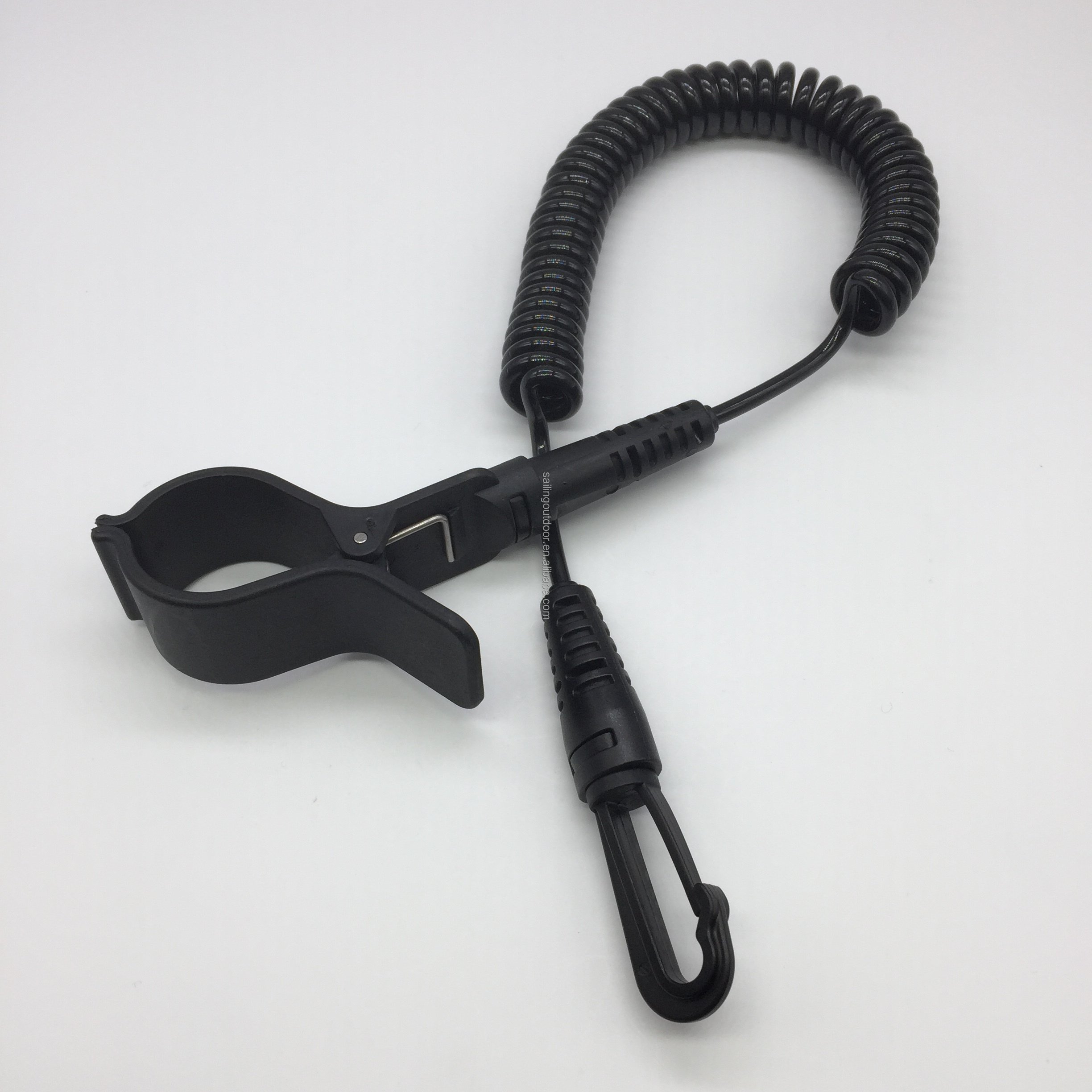 PVC Fishing Lanyard Rod Straps Coiled Fishing Pole Leash and Paddle Board Accessories for Boating and Kayak for Fishing Rods